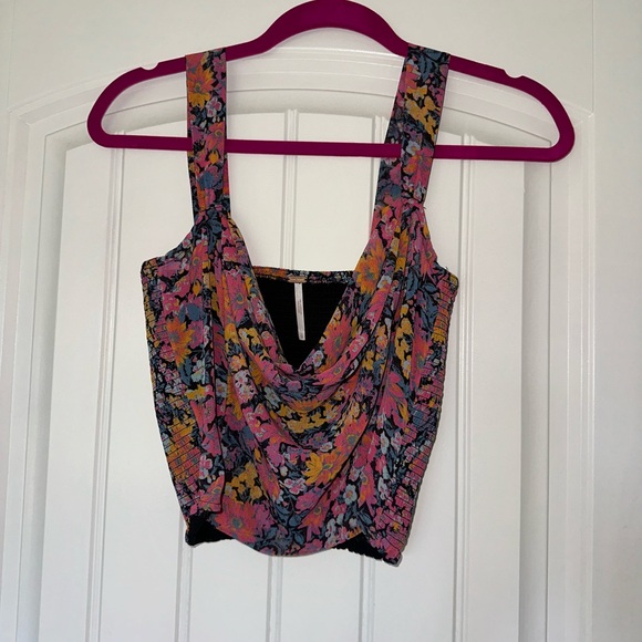 Dark Floral Free People Endless Love Tank - Picture 7 of 8